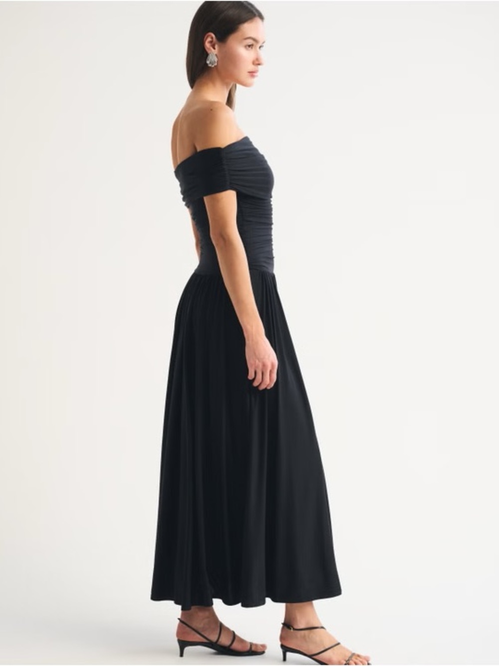 Bra-Free Drop-Waist Maxi Dress Abercrombie - Picture 3 of 6